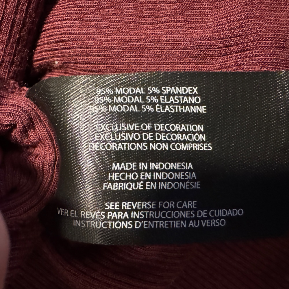 Banana Republic Maroon Pajama Set - Picture 7 of 8